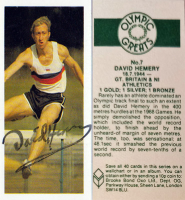 David-Hemery-autograph-signed-athletics-memorabilia-mexico-city-olympics-1968-gold-medal-champion-400-metres-hurdles