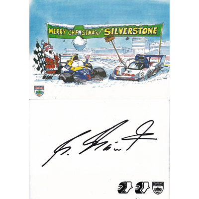 John-Surtees-signed-My-Favourite-Race-poster-1981-autograph-formula-one-f1-ferrari-memorabilia