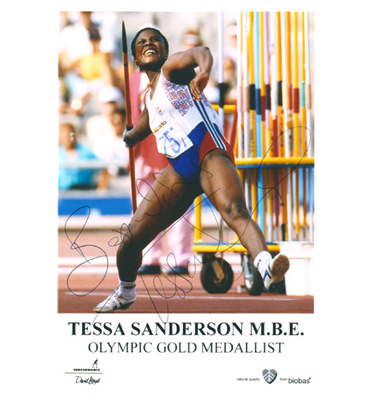 Tessa-Sanderson-autograph-signed-1984-los-angeles-LA-olympics-javelin-memorabilia-gold-medal-olympic-champion-games