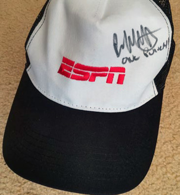 Brad-Pickett-autograph-signed-mma-ufc-memorabilia-one-punch-cap-espn-tv-flyweight-bantamweight-champion-cage-fighter