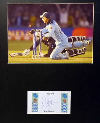 Jos-Buttler-autograph-signed-2019-icc-odi-world-Cup-final-run-out-cricket-memorabilia-lords-england-new-zealand-wicketkeeper
