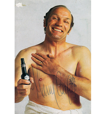Henry-Cooper-memorabilia-autograph-signed-boxing-memorabilia-brut-aftershave-TV-advert-heavyweight-boxer-Cassius-Clay-Sir-Henry-Cooper-Enery-Londsdale-Belt