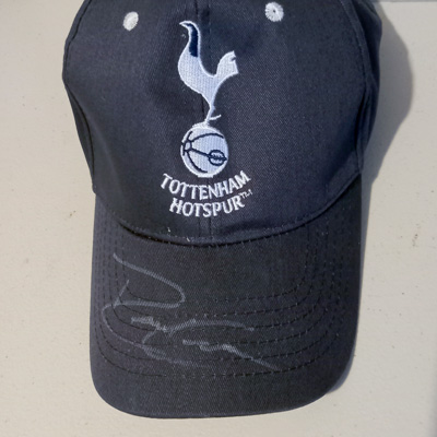 David-Ginola-signed-spurs-cap-tottenham-hotspur-football-memorabilia-france