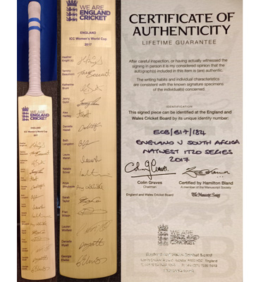 England-Womens-signed-ecb-cricket-bat-2017-World-Cup-finals-champions-squad-knight-ecclestone-shrubsole-sciver-brunt-gunn-beaumont